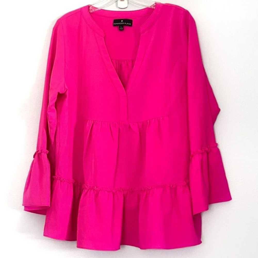 Tuckernuck Pomander Place Hot Pink Kenzo Top - La… - image 2