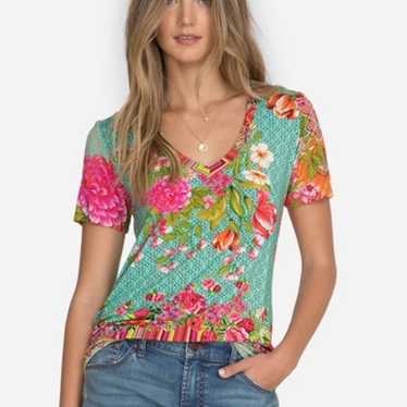 Johnny Was Bamboo Multi Mona May Favorite V Neck … - image 1