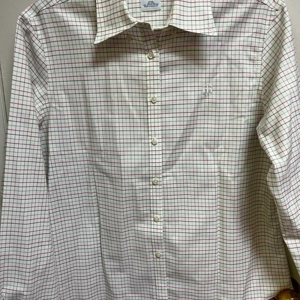 Brooks brothers denim button down shirt - image 2