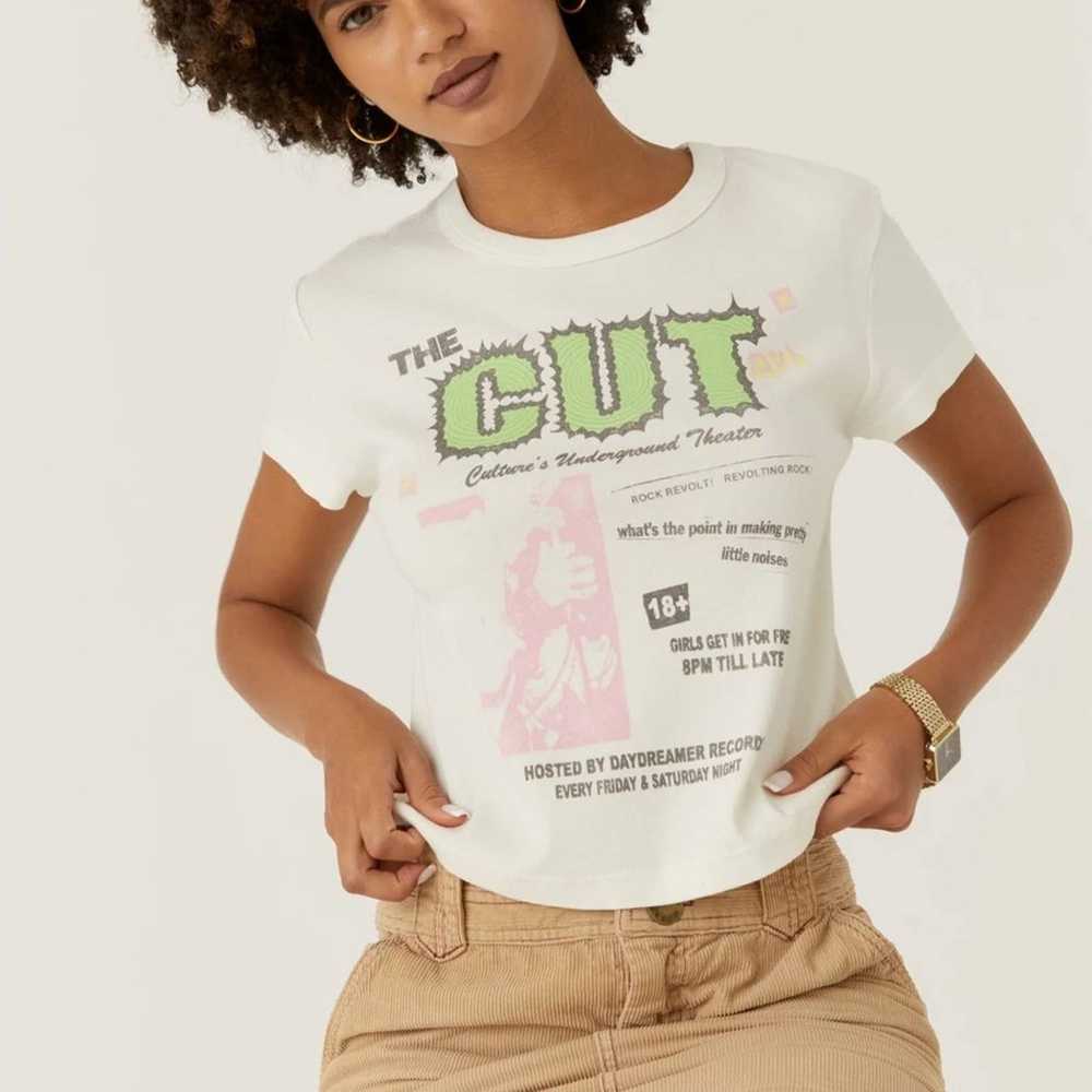 DAYDREAMER NWOT The Cut Shrunken Tee Underground … - image 1