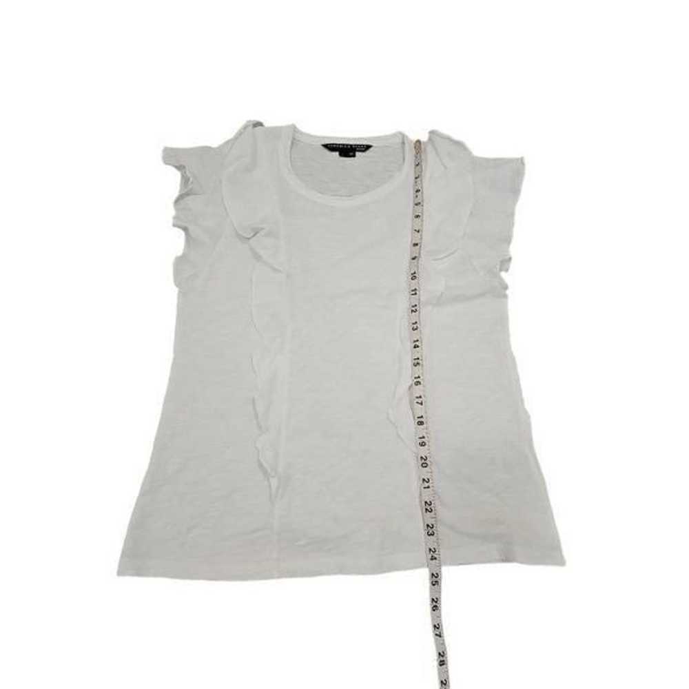 Veronica Beard BEA RUFFLE T-SHIRT Sz L - image 9