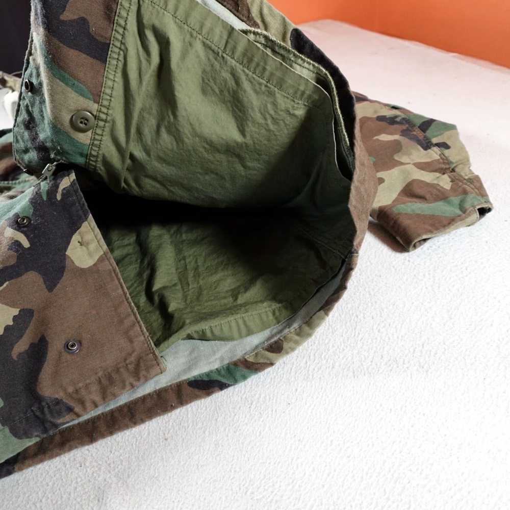 Vintage Authentic Woodland Camo Field Jacket for … - image 6