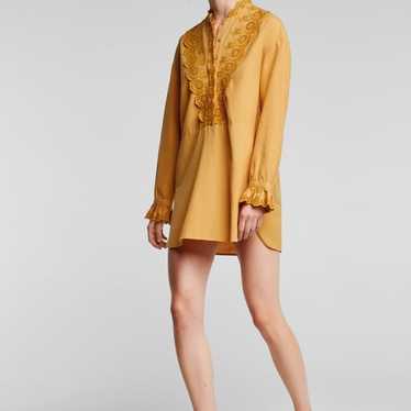 Zara OPENWORK EMBROIDERY TUNIC