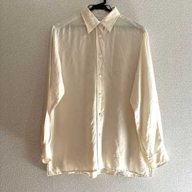 MaxMara 100% Silk Shirt Blouse White Tag