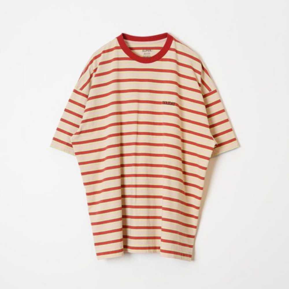 HOLIDAY / SUPER FINE BORDER T-SHIRT - image 1