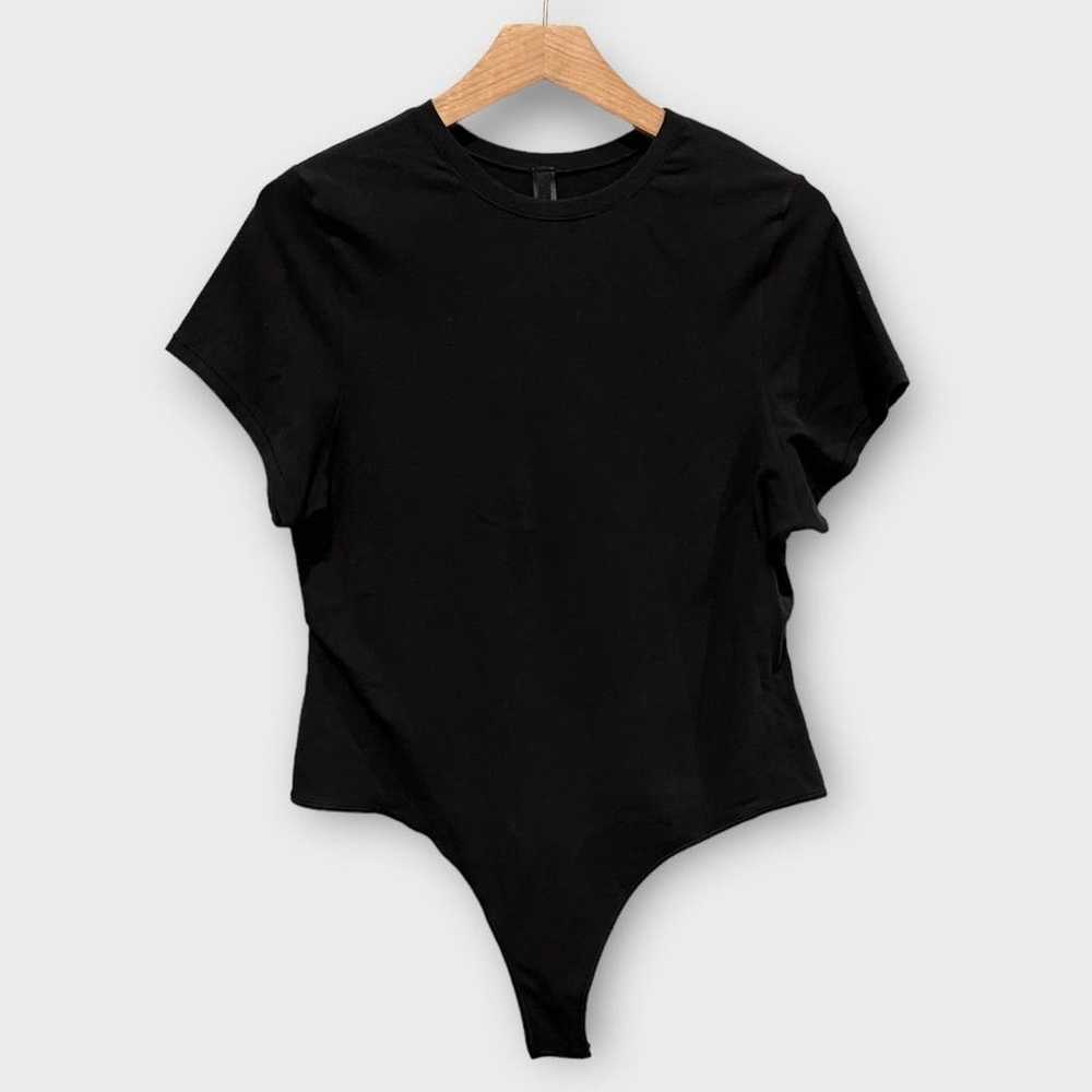 SKIMS Stretch Cotton Jersey T-Shirt Bodysuit Size… - image 2