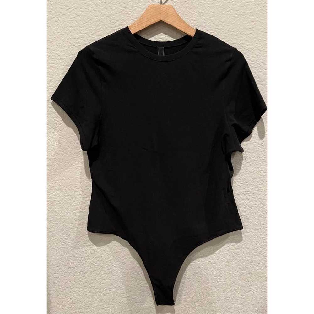 SKIMS Stretch Cotton Jersey T-Shirt Bodysuit Size… - image 6