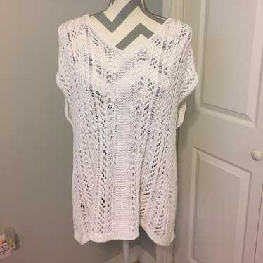 LOFT Crochet Sweater Top.