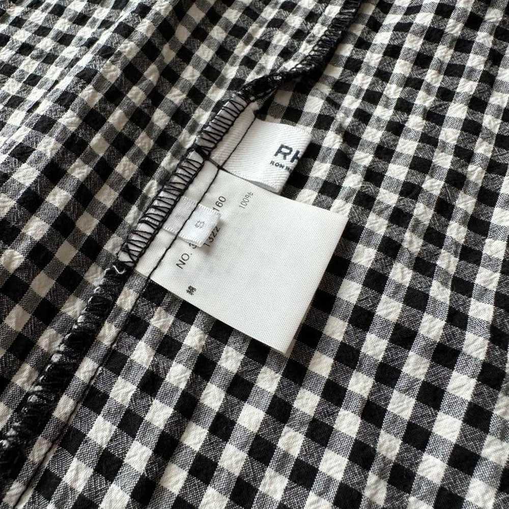 Ron Herman RHC 24SS Gingham Check Wrap Blouse Ope… - image 3