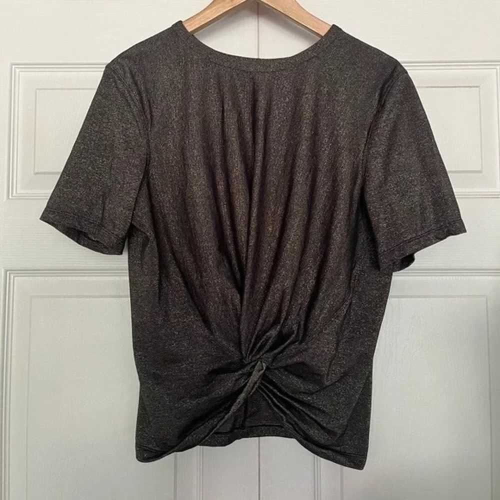 Crescent T-Shirt Short Sleeve Spark in Black & Go… - image 1