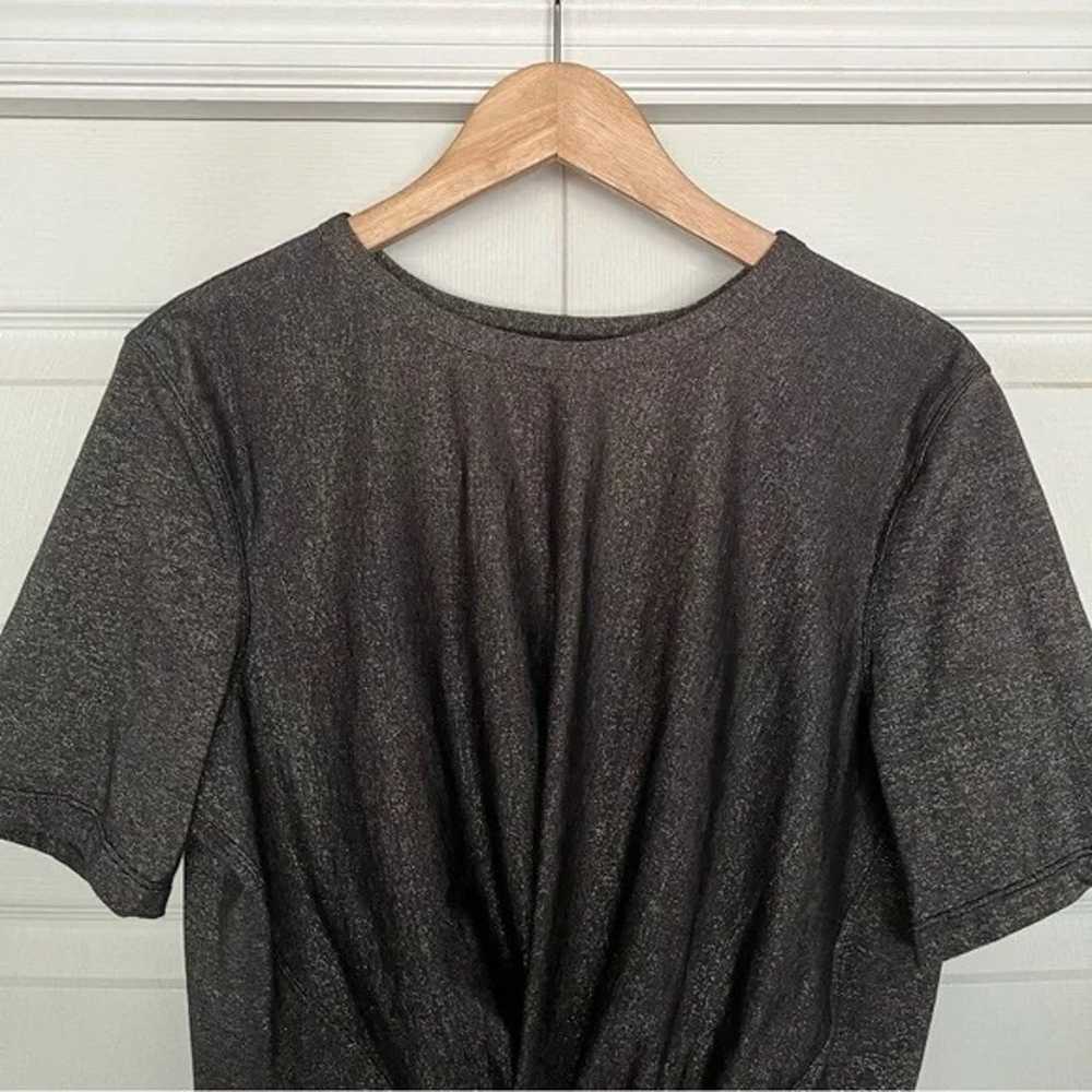 Crescent T-Shirt Short Sleeve Spark in Black & Go… - image 2