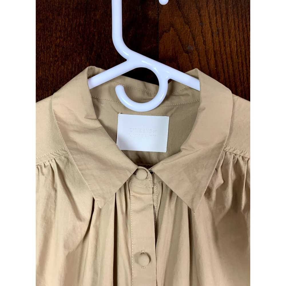 Citizens of Humanity Penny Cotton Poplin Top, Tan… - image 3