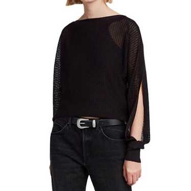 ALL SAINTS The Elle Open Shoulder Knit Top