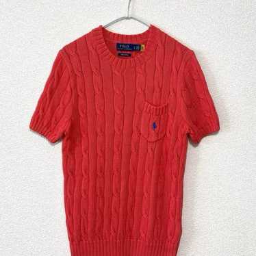 Ralph Lauren Women's Short Sleeve Knit Cable Knit… - image 1