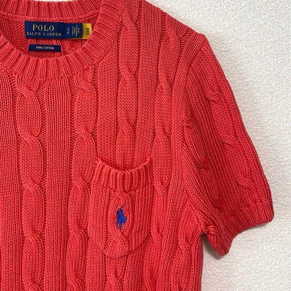 Ralph Lauren Women's Short Sleeve Knit Cable Knit… - image 3