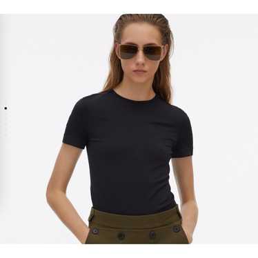 Helmut Lang Seamless Baby Tee - Black - M/L - Ret… - image 1