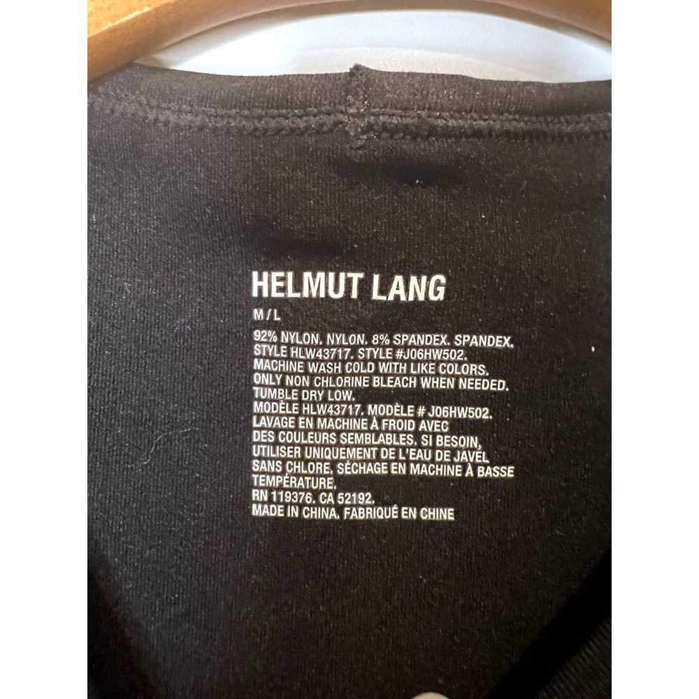 Helmut Lang Seamless Baby Tee - Black - M/L - Ret… - image 8