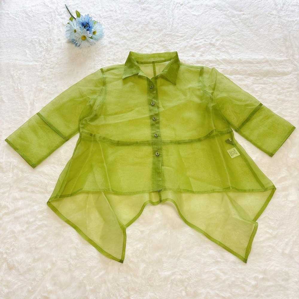 Tokuko Premiere Vol Sheer Shirt See-Through - image 1