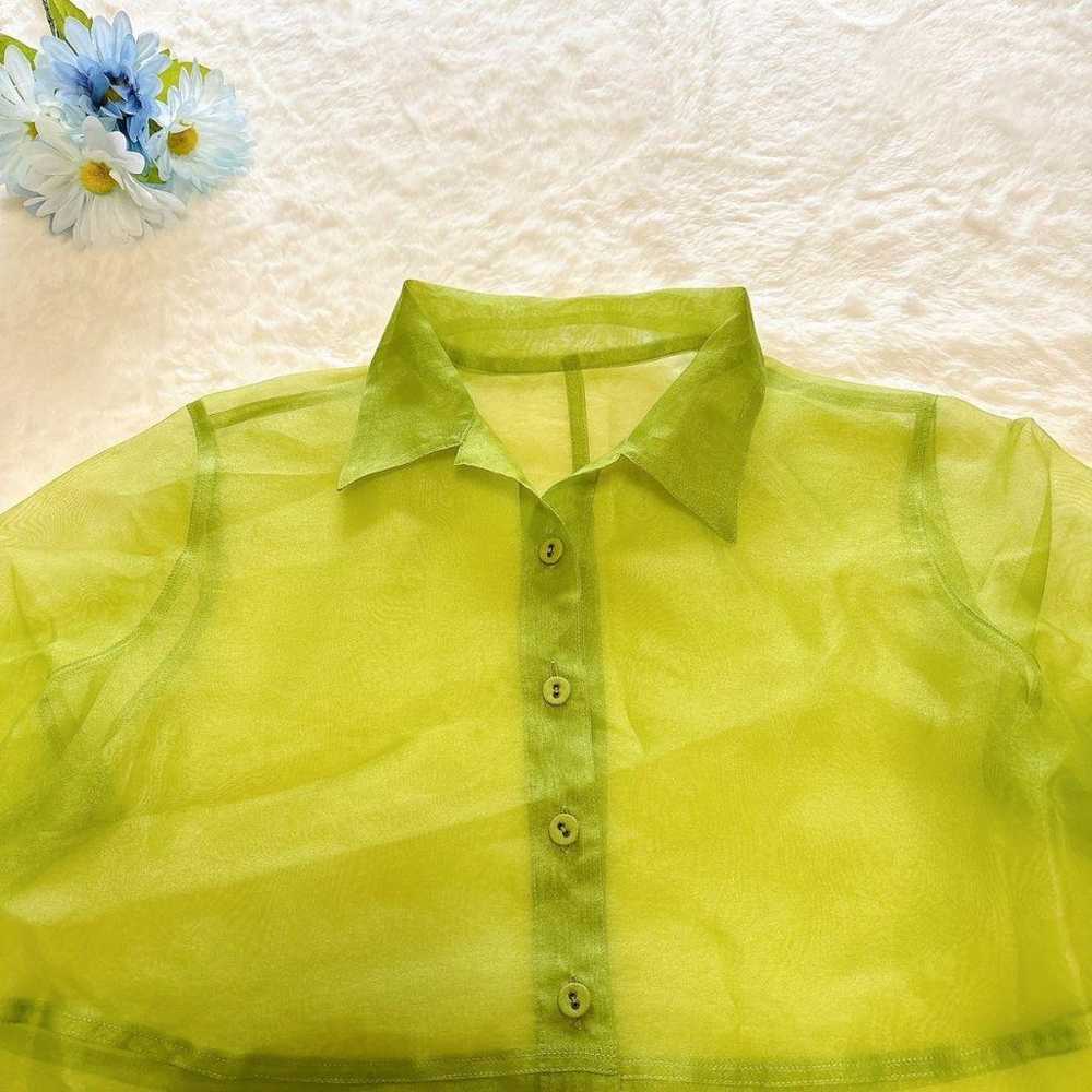 Tokuko Premiere Vol Sheer Shirt See-Through - image 3