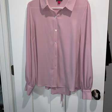 Vince camuto lavender blouse size medium