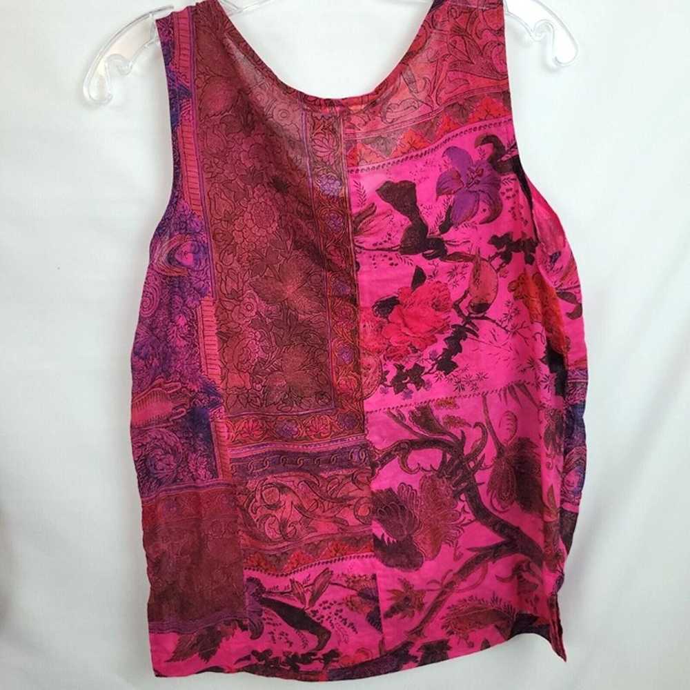 2 Piece Carole Little Size 8 Tank Jacket Pink Pur… - image 6