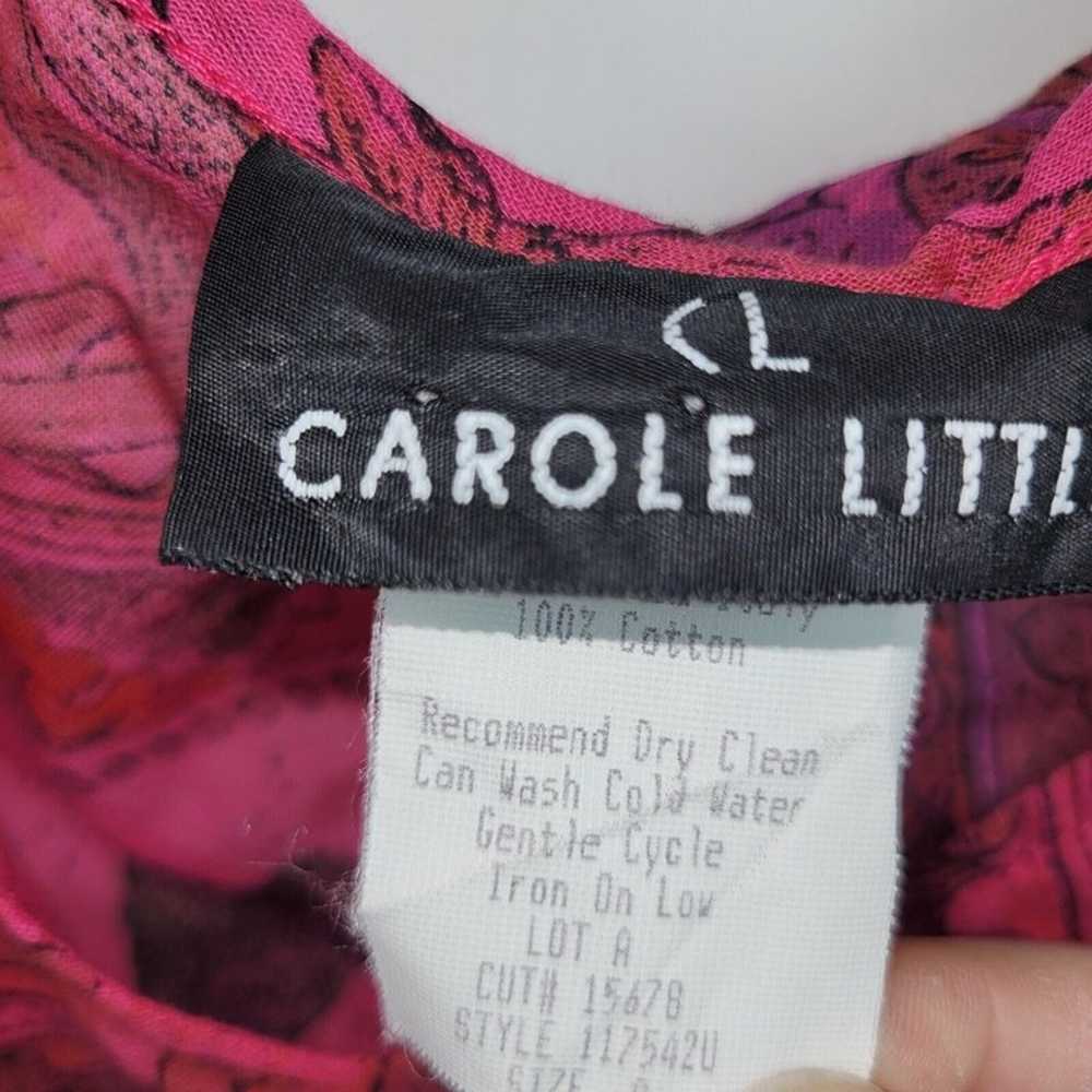 2 Piece Carole Little Size 8 Tank Jacket Pink Pur… - image 7