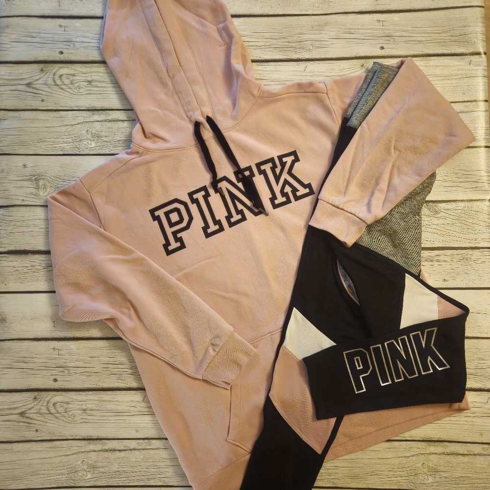 PINK 2 PC YOGA OUTFIT - image 3