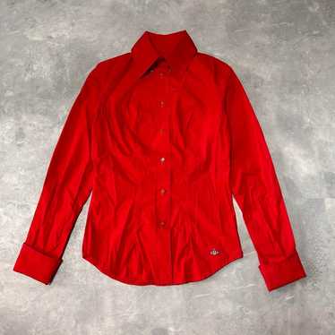 Vivienne Westwood Long Sleeve Shirt with Orb Embr… - image 1