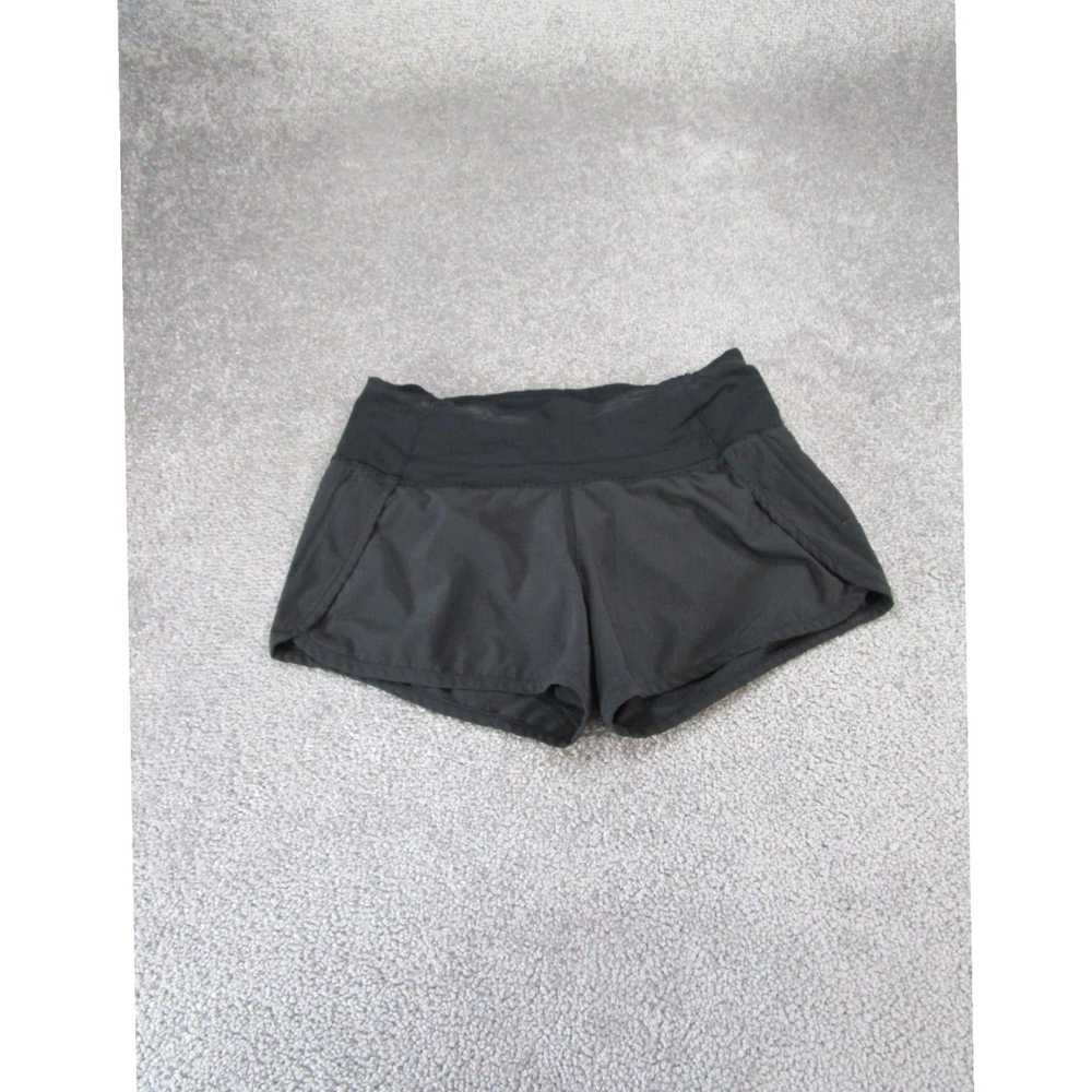 Lululemon Luxurious Four Inch Black Running Short… - image 1