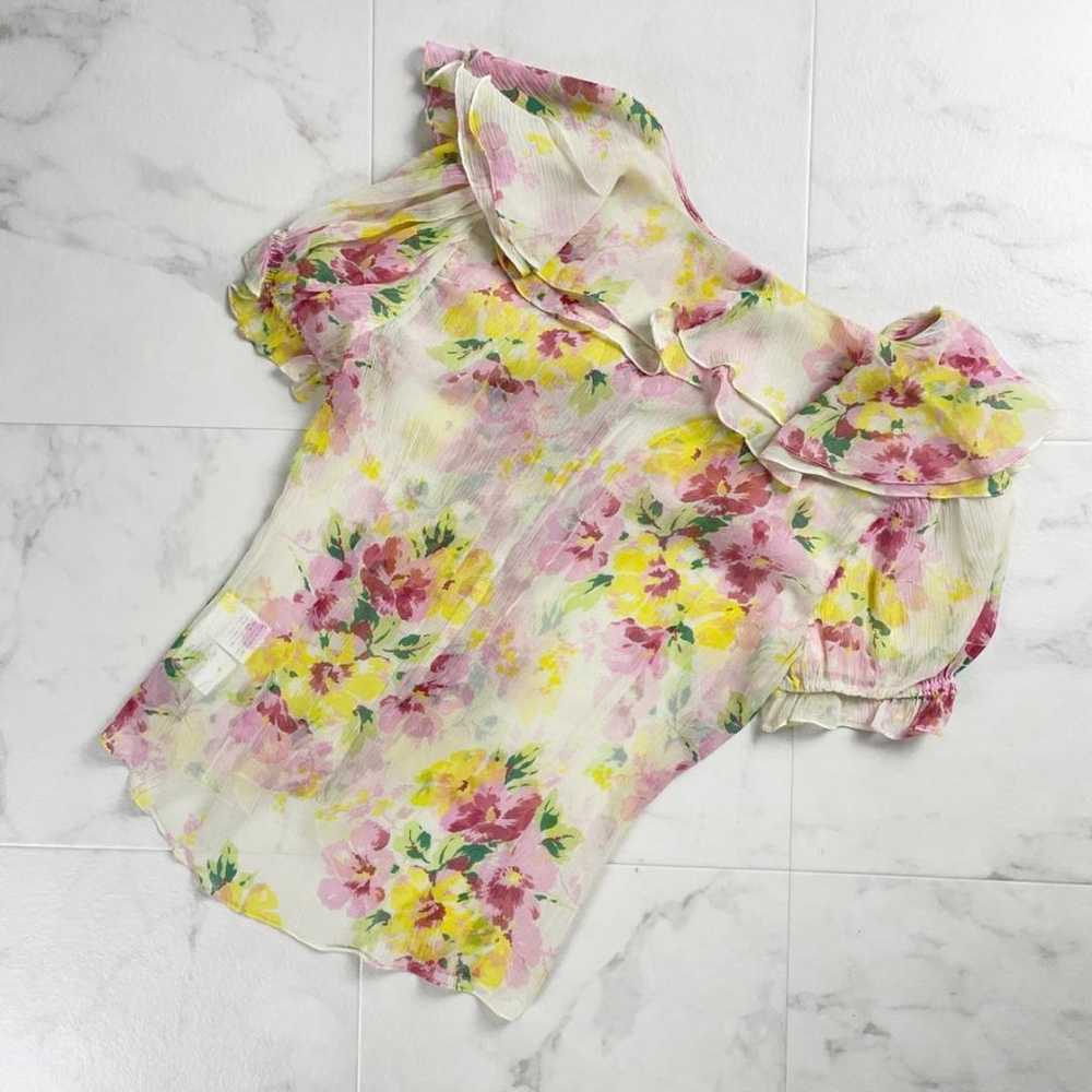 Excellent condition Ralph Lauren floral sheer ruf… - image 2