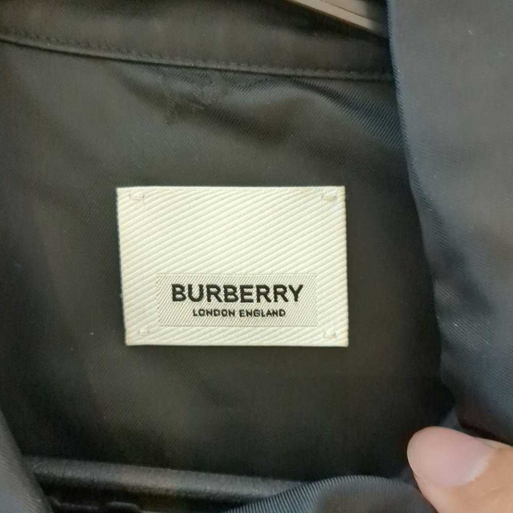 BURBERRY black long-sleeve shirt - image 2