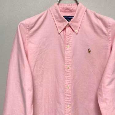 Ralph Lauren sports button-up shirt, size 10, pink