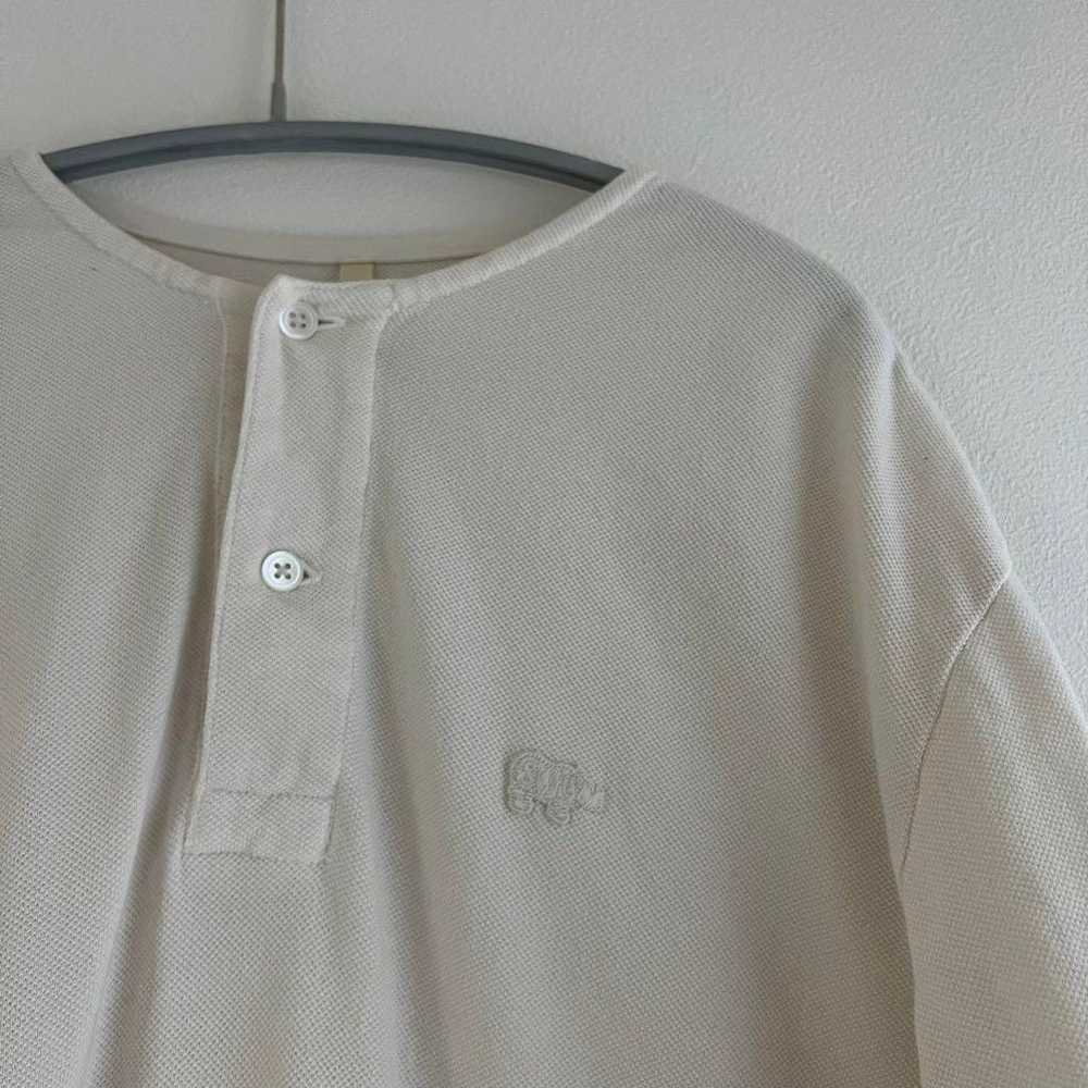 scye basics Cotton Pique Henley Neck Shirt. - image 2