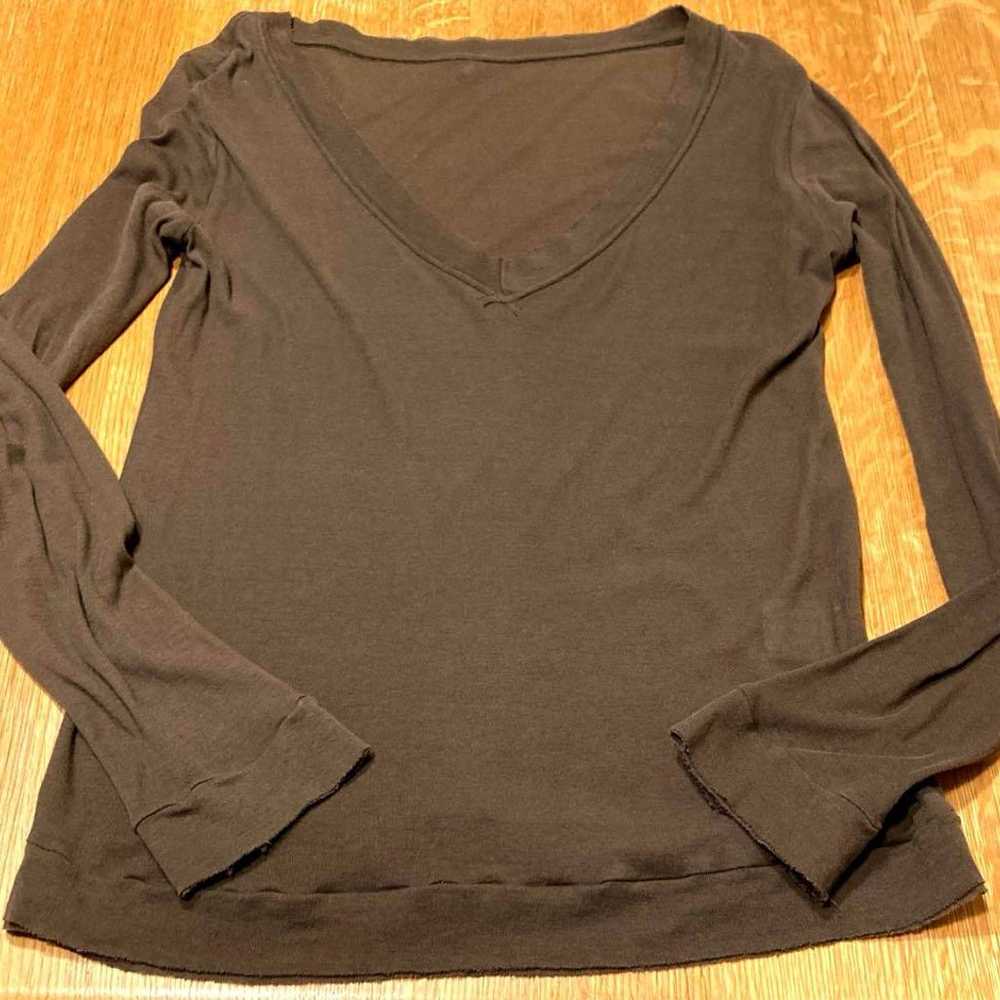 HENRY BEGUELIN Cotton Long Sleeve Top - image 1