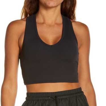 Alo Goddess Ribbed Cropped Racerback Tank