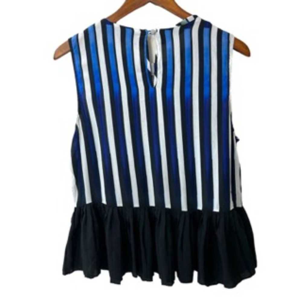 Nicole Miller NY Artelier Sleeveless Striped Plea… - image 4