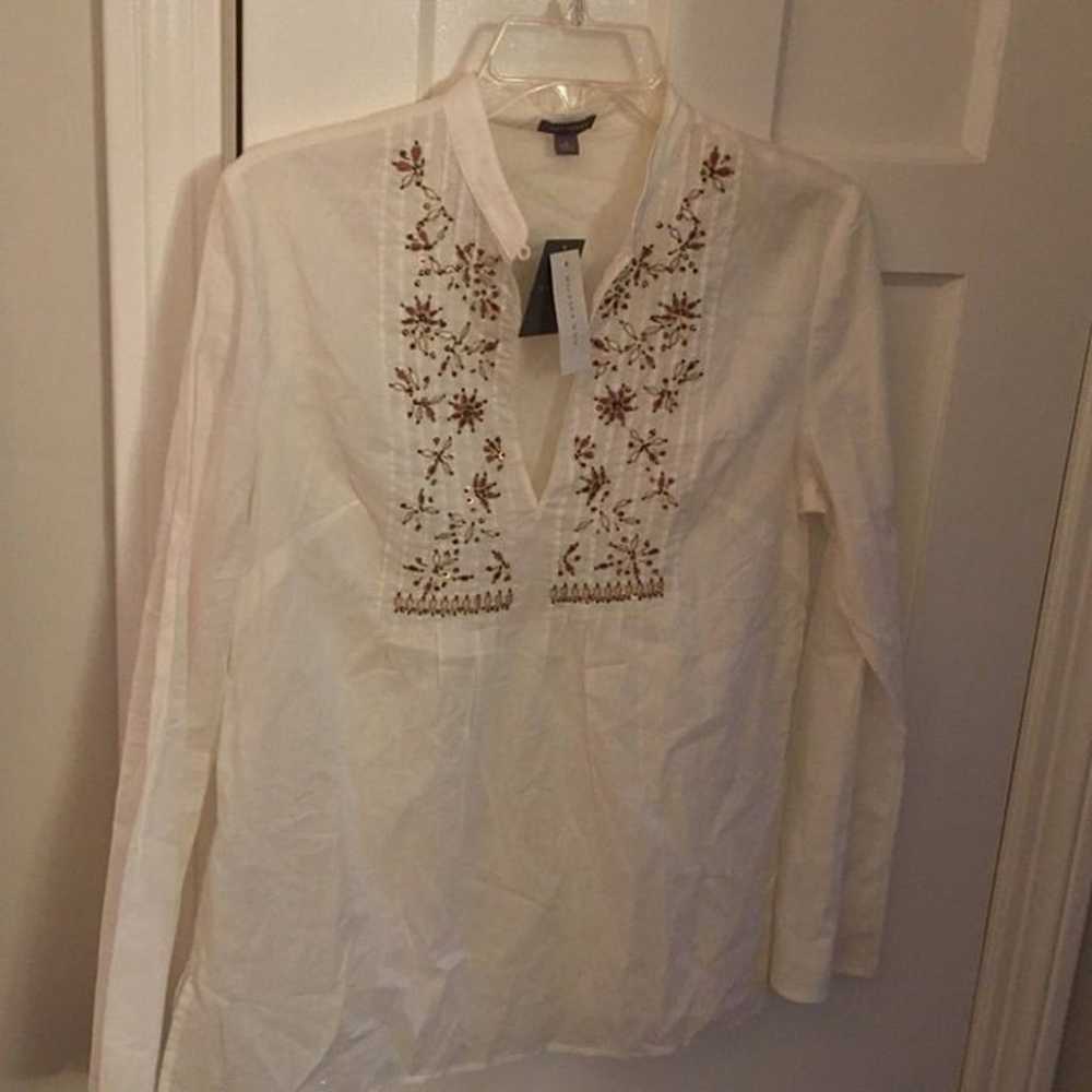 Ann Taylor  Blouse Size 6 - image 5