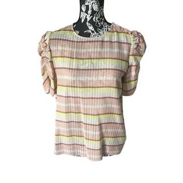 Sezane Coralie Blouse Women’s Striped Size 36