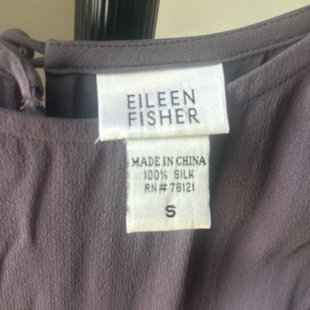 Gray Eileen Fisher 100% Silk Tunic - image 3