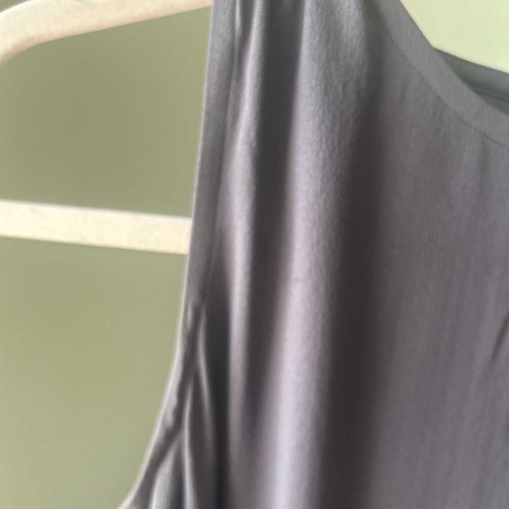 Gray Eileen Fisher 100% Silk Tunic - image 4