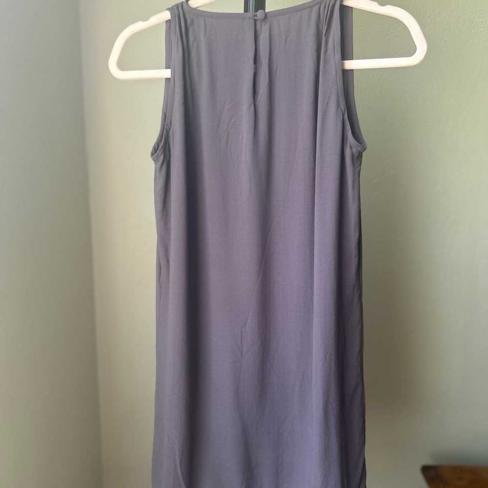 Gray Eileen Fisher 100% Silk Tunic - image 9