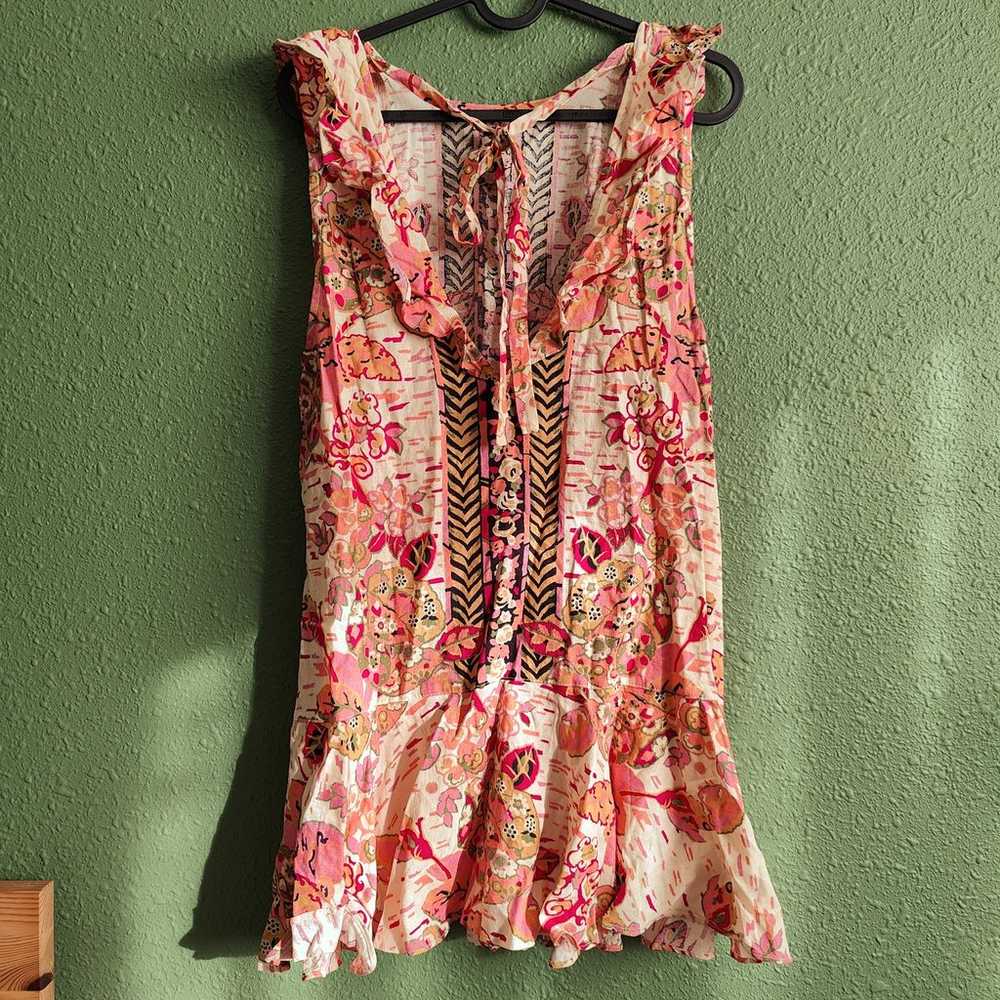 NWOT FREE PEOPLE SUMMER IN TULUM TUNIC IN PINK CO… - image 2