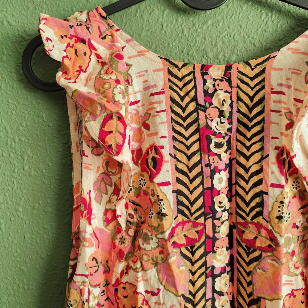 NWOT FREE PEOPLE SUMMER IN TULUM TUNIC IN PINK CO… - image 3