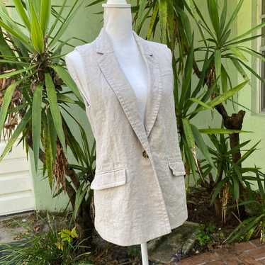 Michael Kors 100% Linen Vest