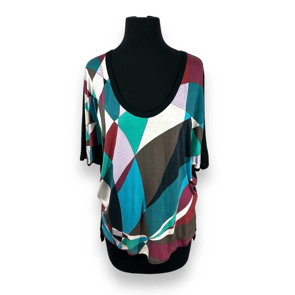 Emilio Pucci Color Block Tee Shirt Blouse - image 1