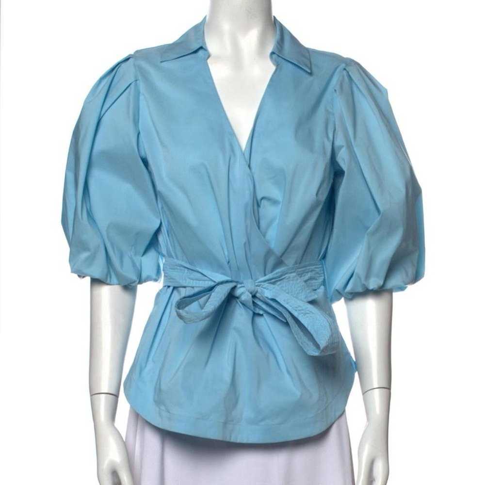 Jonathan Simkhai Balloon Shoulder Blouse - image 1