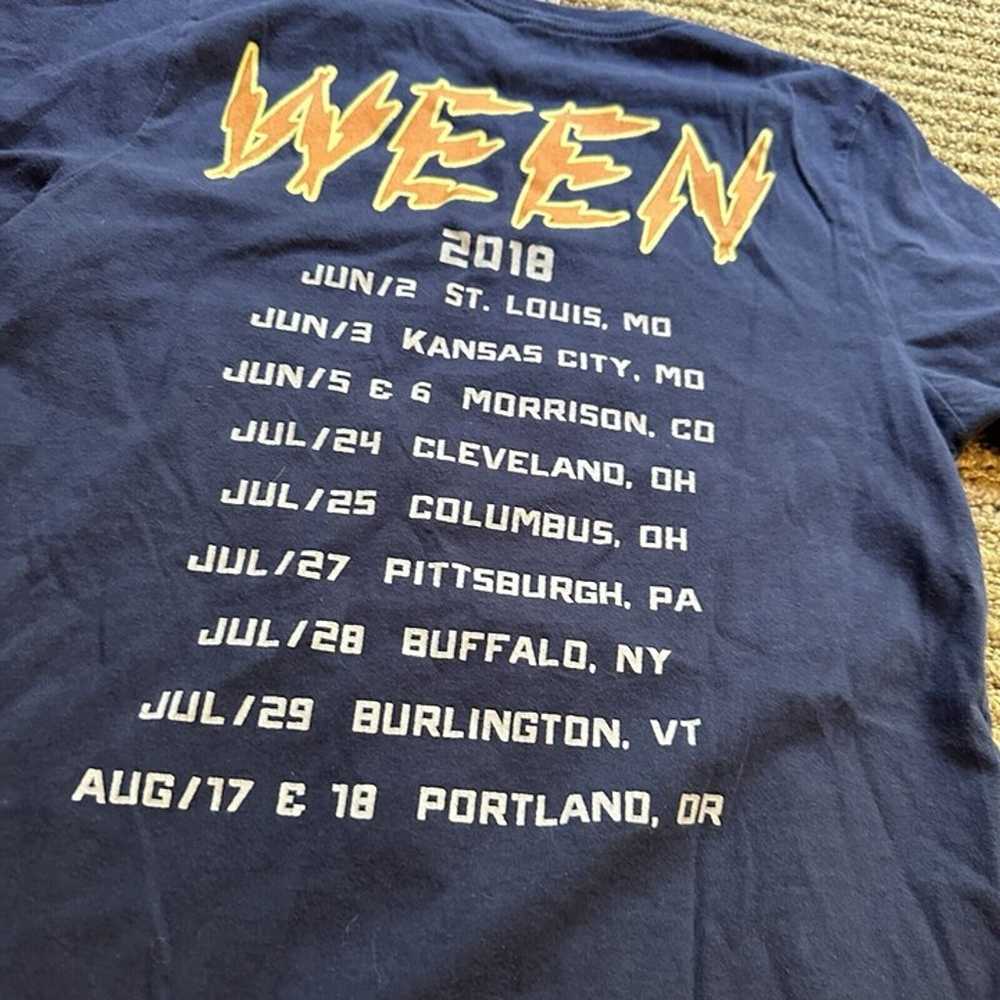 WEEN Robot Rare 2018 Summer Tour Shirt Womens SM - image 6