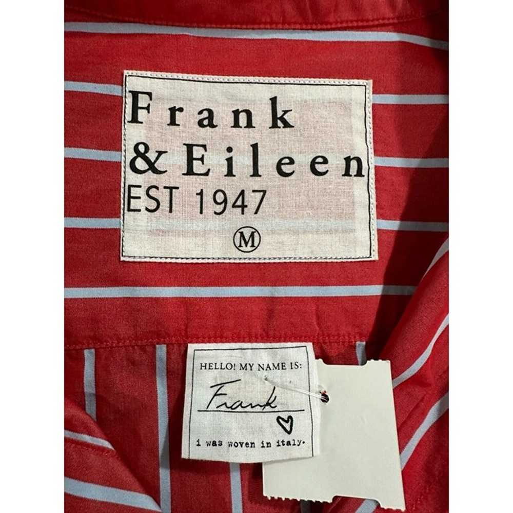 Frank & Eileen Frank Cotton striped Shirt Red,gre… - image 2