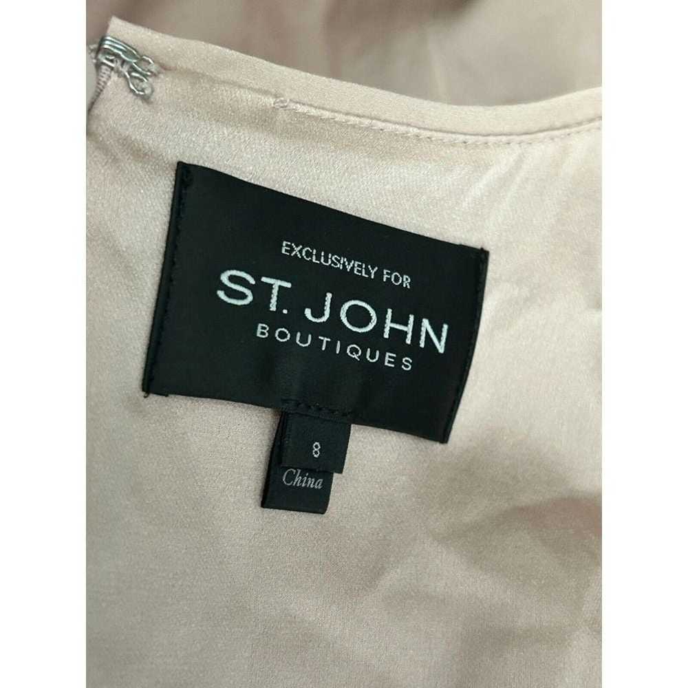 St. John Boutiques Shirt Short Sleeve Blouse Roun… - image 5