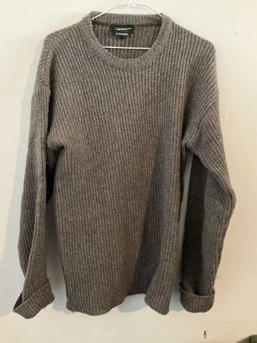 トップス OLD(NEWZEALAND wool knit grey Wool plain half zip pullover - Grey Melange | NZA New
